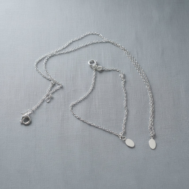 Petite Silver Tag Set