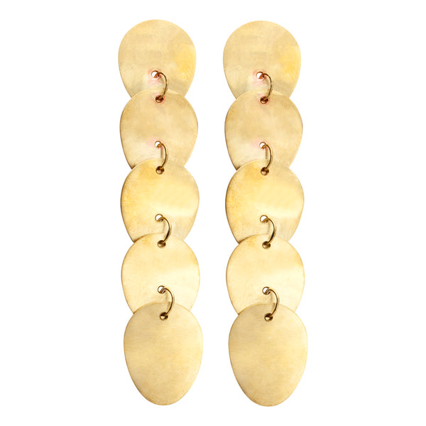 BRASS L'Amour Earrings - Five