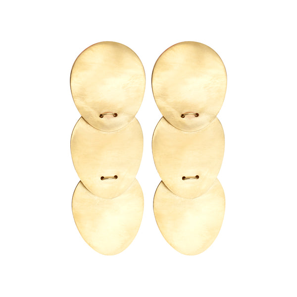 BRASS L'Amour Earrings - Three