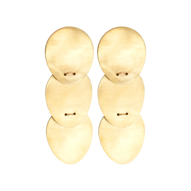 BRASS L'Amour Earrings - Three