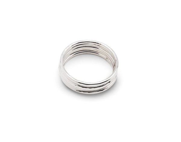 CLASSIC Stacker Rings Silver - Set of 5